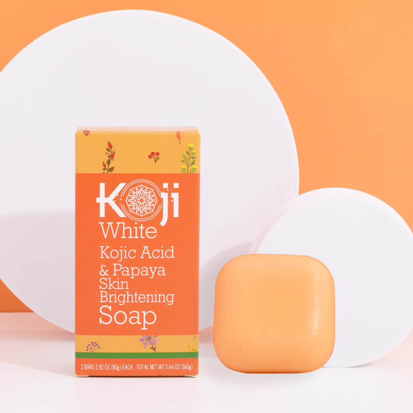 Kojic Acid & Papaya Skin Brightening Soap (2 Bars)