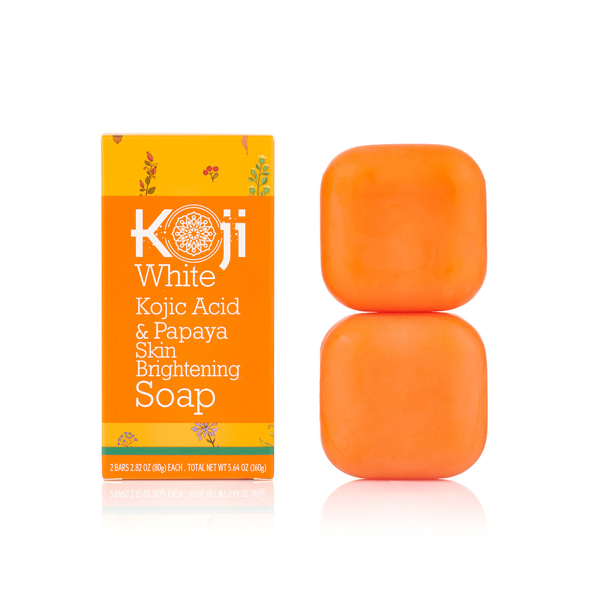 Kojic Acid Papaya Skin Brightening Soap 2 Bars Koji White